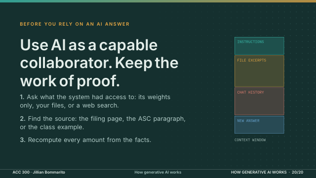 Slide 20. Use AI as a capable