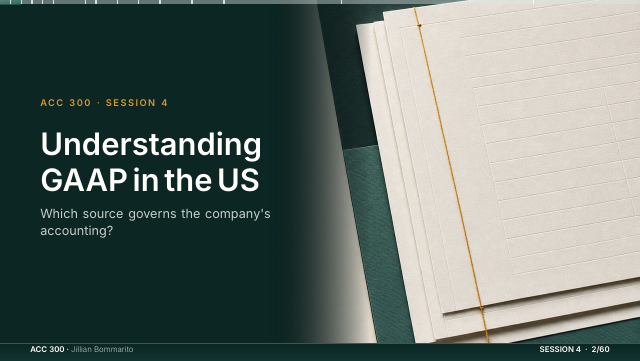 Slide 2. Understanding GAAP in the US