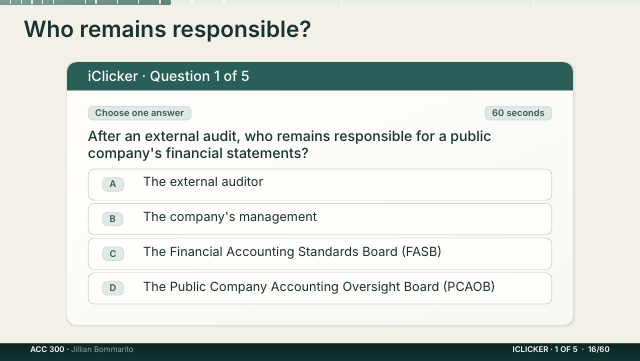 Slide 16. Who remains responsible?