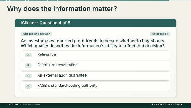 Slide 53. Why does the information matter?