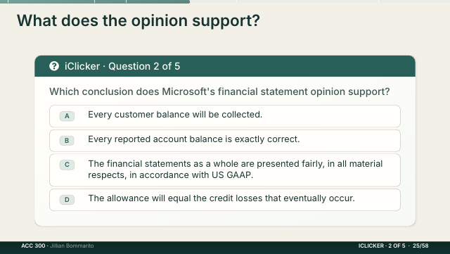 Slide 25. What does the opinion support?