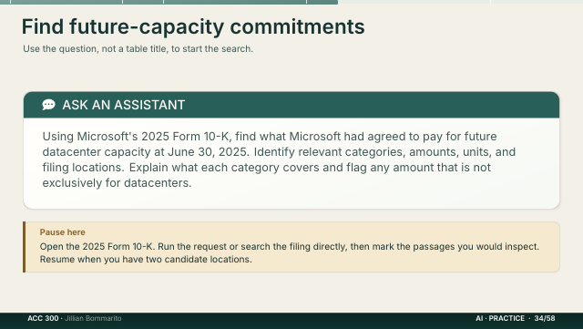 Slide 34. Find future-capacity commitments