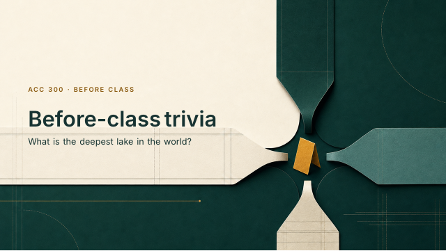 Slide 1. Before-class trivia