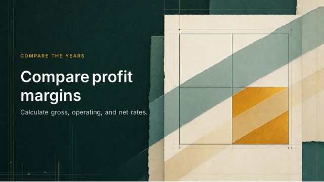 Slide 42. Compare profit margins