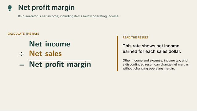 Slide 47. Net profit margin
